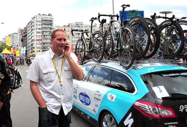 Giro d'Italia director Michele Acquarone was in Liege, Belgium for the start of the Tour's first road stage.