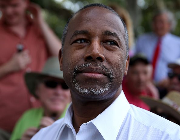 Republican presidential candidate and retired neurosurgeon Ben Carson