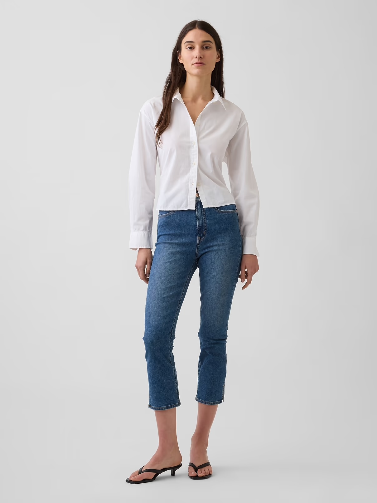 Gap, High Rise Capri Jeans