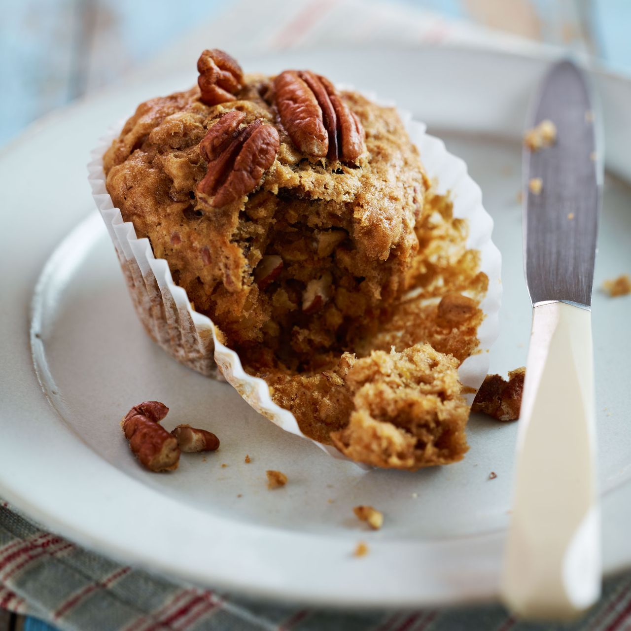 Banana-And-Pecan-Oat-Muffins-Recipe-Photo