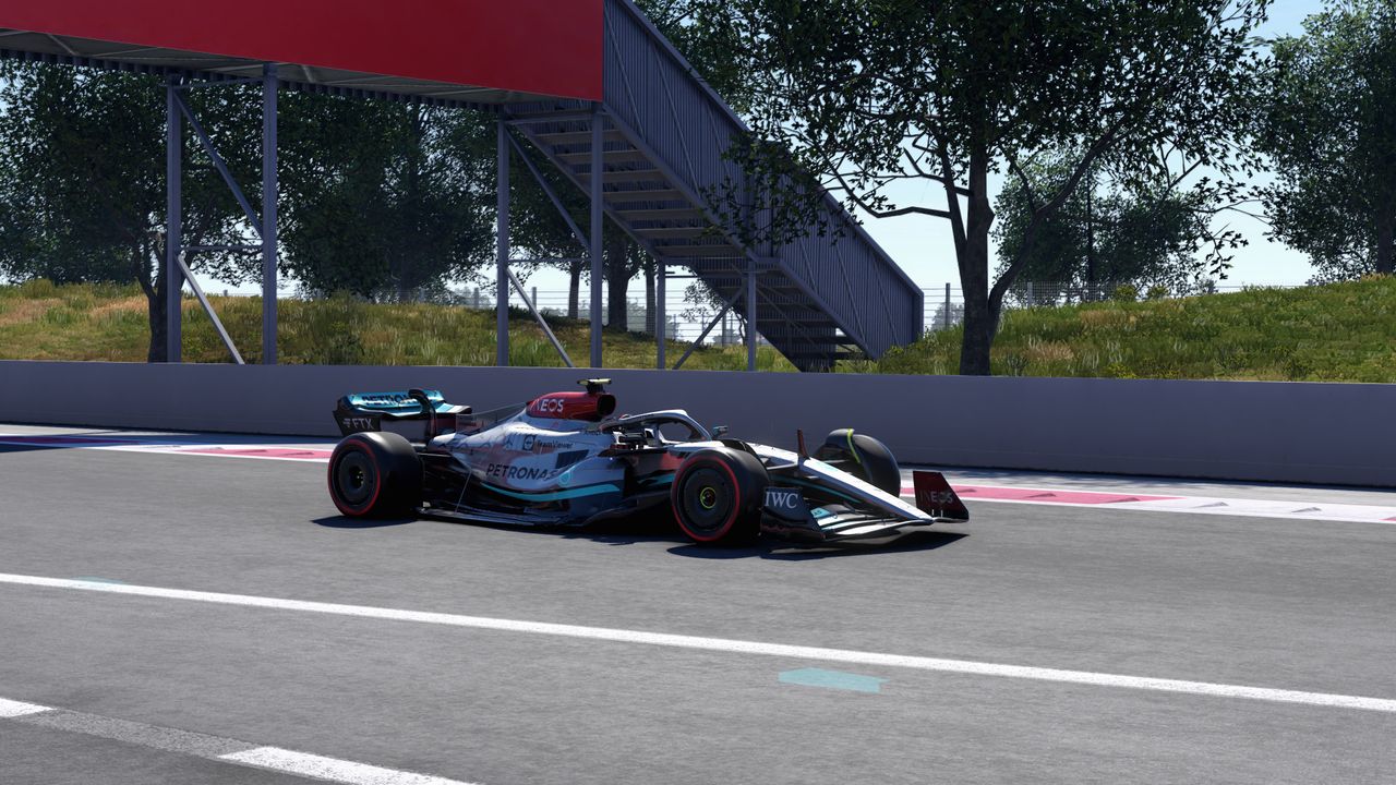 F1 22 screenshots running without upscaling