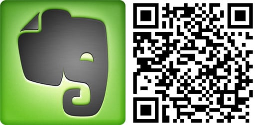 QR: Evernote