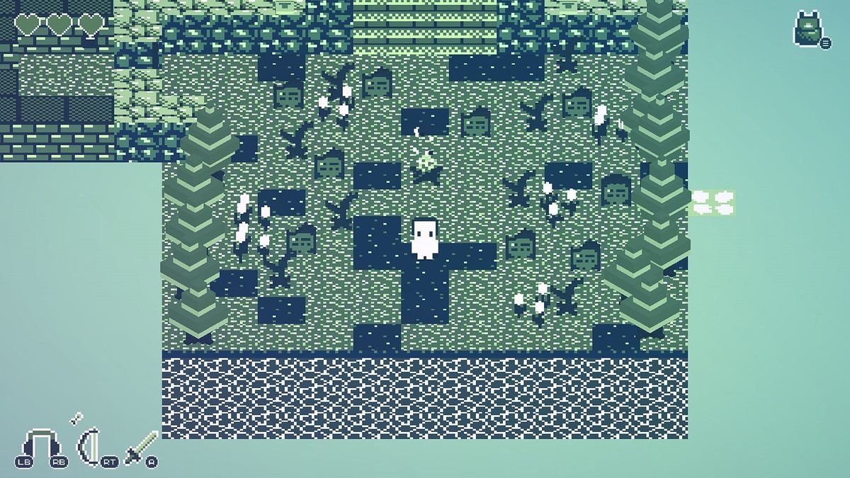 Screenshots of the retro-inspired puzzle game, Cassette Boy.