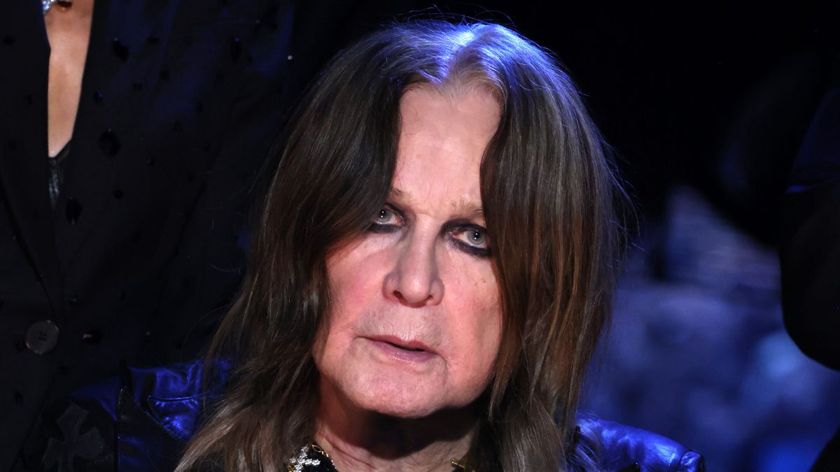 Ozzy Osbourne onstage during the 2024 Rock &amp; Roll Hall Of Fame Induction Ceremony