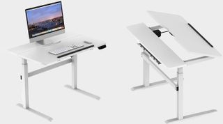 Get off your butt and buy this motorized standing desk for $260