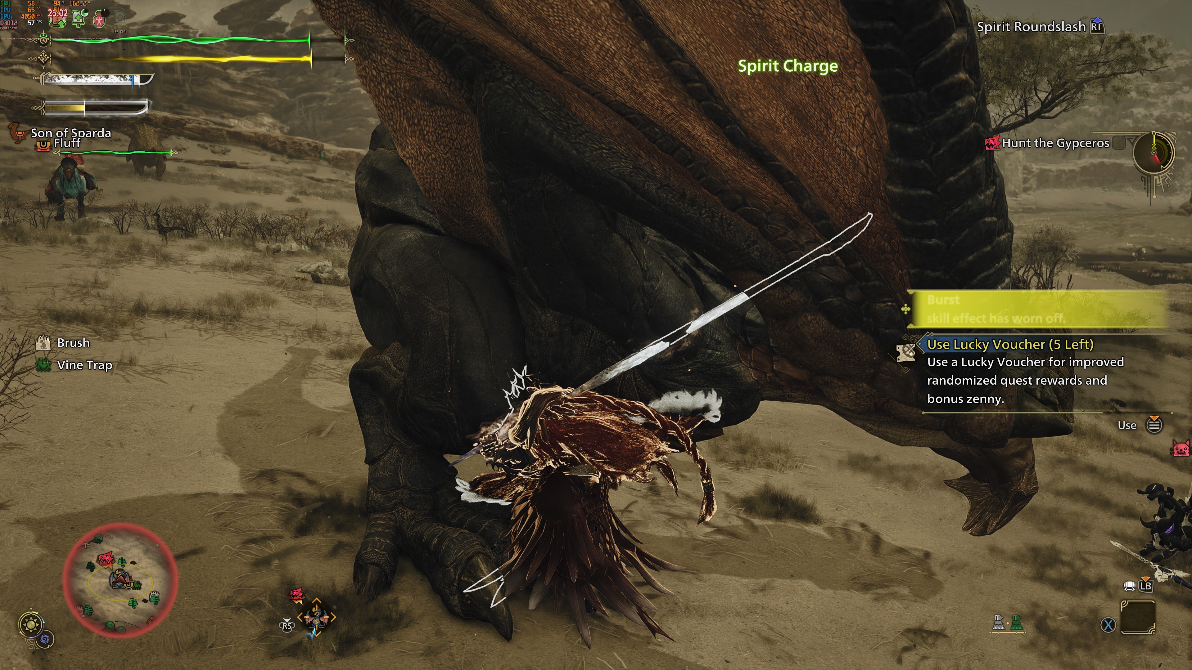 Gameplay of Monster Hunter Wilds
