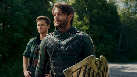 Soldier Boy and Hughie in The Boys season 3