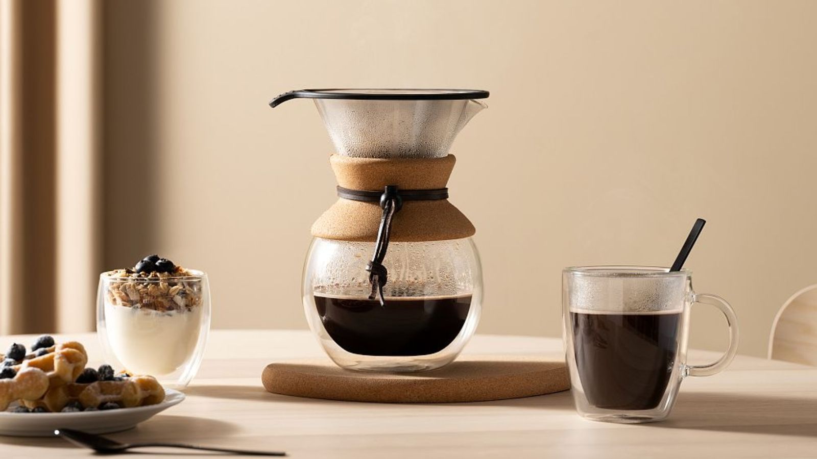 centre cup coffee Kreis Latte Cup x2 (Sustainable Coffee Cups Made From Coffee)