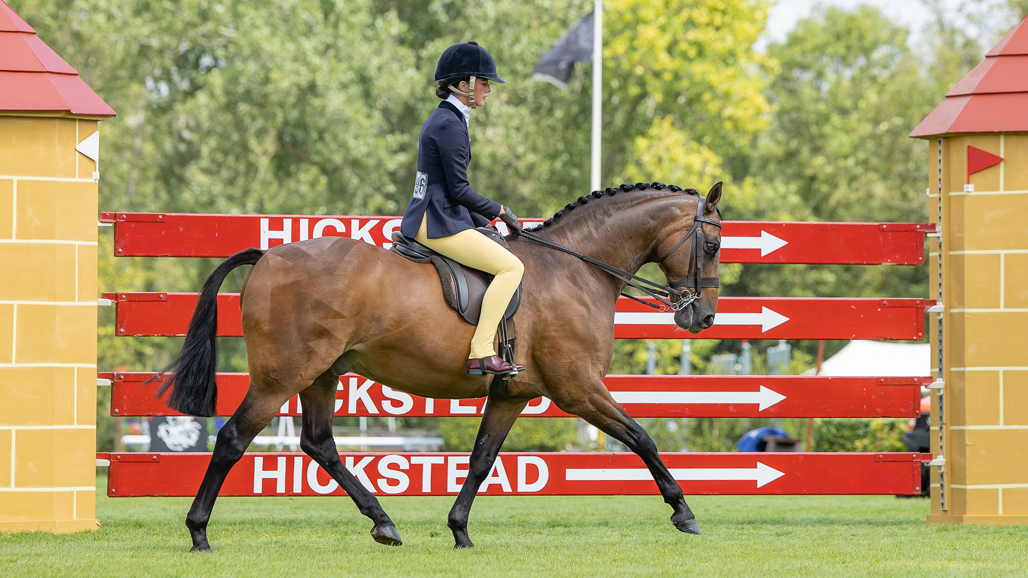 Isla Smith and Sutton Grange Fancy That in the Supreme Products Supreme Pony Championship at the Agria Royal International Horse Show, Hickstead, Sussex, UK. 26 July 2026
