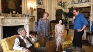 Jim Broadbent, Dame Emma Thompson, Lucy Boynton and Hugh Laurie in Why Didn't They Ask Evans?