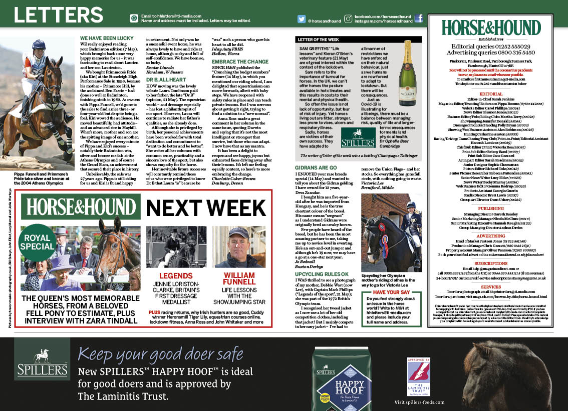 Letters and NWB 04 June 2020