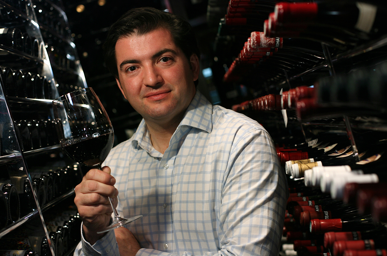 Matthew Jukesin wine cellar