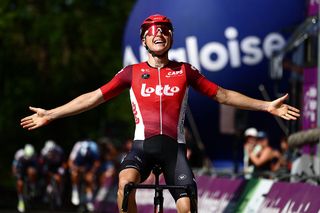 Stage 4 - Baloise Belgium Tour: Jenno Berckmoes in tears after winning stage 4 as Ethan Hayter loses race lead by four seconds