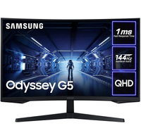 Samsung Odyssey G5 LC27G55TQBUXXU 32" curved monitor: was $349 now $279.99 at Amazon
Save $70 -