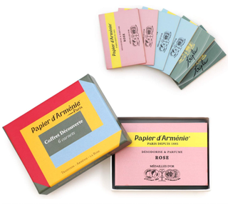 Incense paper set of assorted scents.