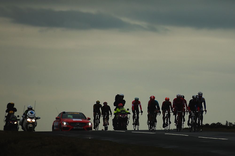 The breakaway rides on open roads of Yorkshire.