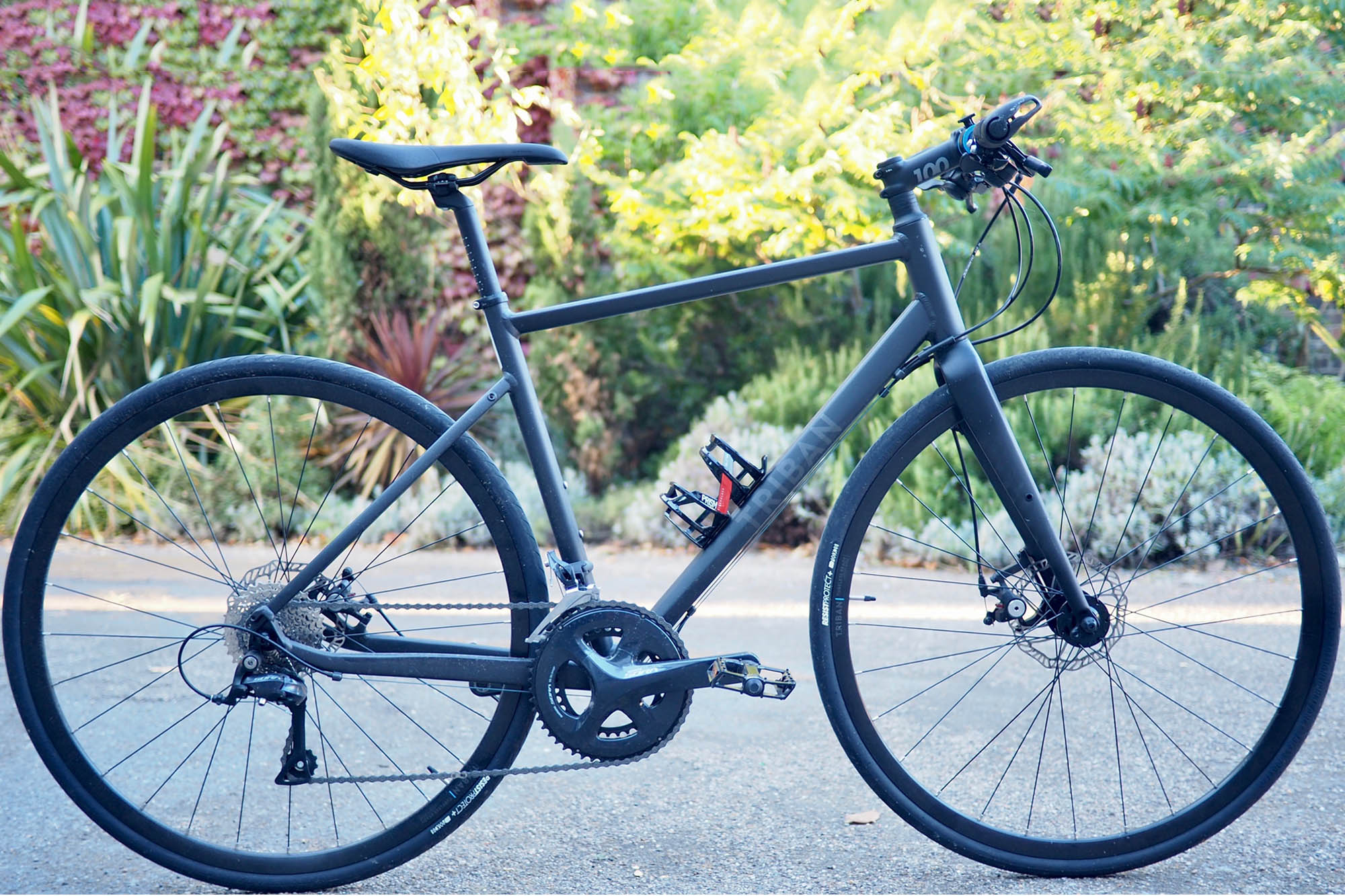 btwin triban 100 flat bar review