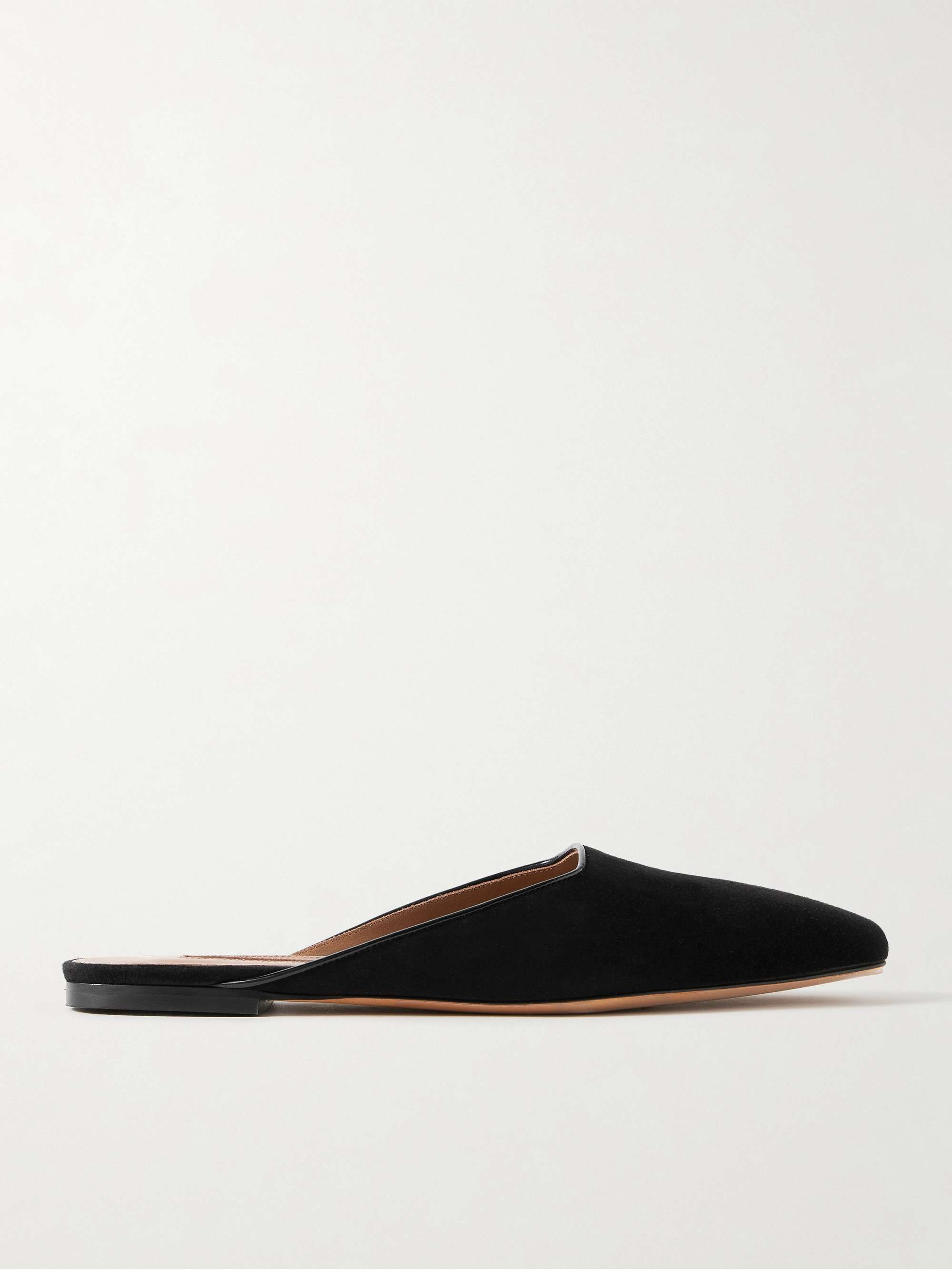 Suede Mules