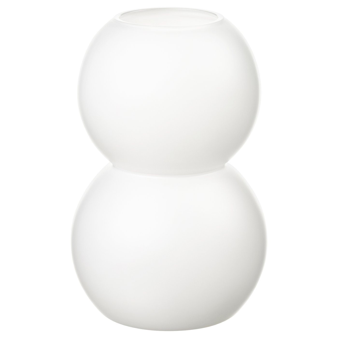 Vinterfint Vase - Frosted Glass/white 21.5 Cm