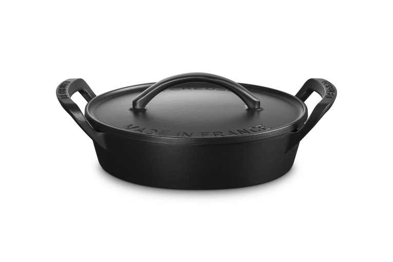 Cast Iron Bbq Outdoor Shallow Casserole