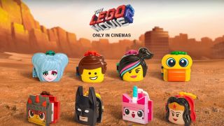 The Lego Movie 2 Happy Meal toy collection.