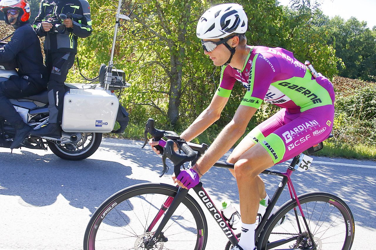 Tirreno Adriatico 2020 55th Edition 2nd stage Camaiore Follonica 201 km 08092020 Umberto Orsini ITA Bardiani CSF Faizane photo Roberto BettiniBettiniPhoto2020