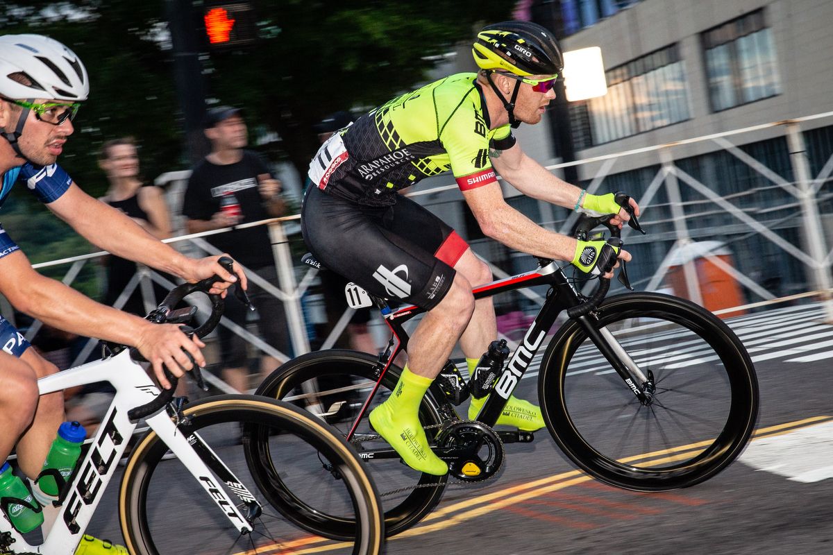 John Murphy (Holowesko) moves towards the front