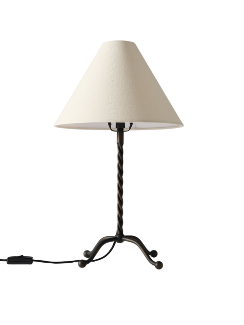 Pierce & Ward Twisted Metal Table Lamp 