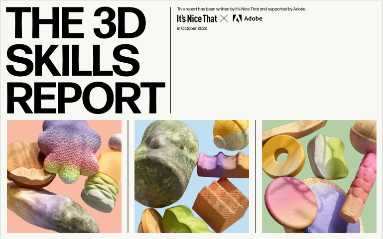 Whitepaper cover with title and images of colourful 3D shapes and objects