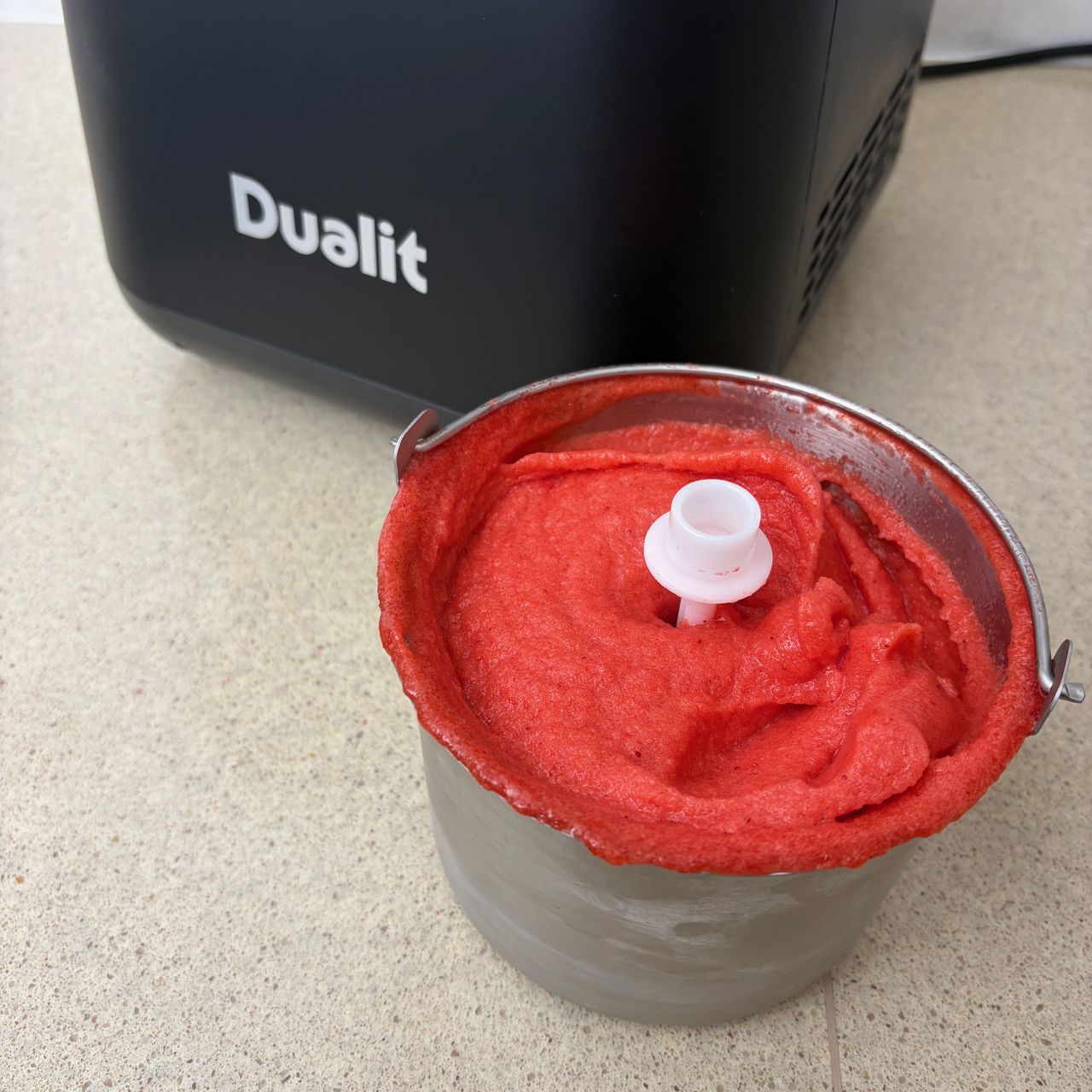 Testing the Dualit Ice cream maker at home