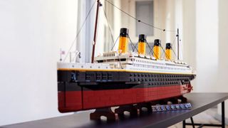Lego Titanic close-up