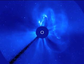 SOHO Captures Earth-Directed CME of Sept. 30, 2013