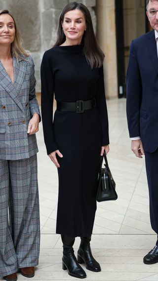 Queen Letizia of Spain attends the commemoration of the 25th anniversary of the "Aequitas Foundation" at El Prado Museum on November 14, 2024