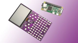 The SharPiKeebo board and a Raspberry Pi Zero W