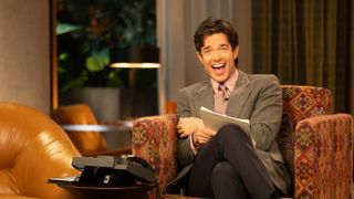 John Mulaney on the set of Netflix talk show 'John Mulaney Presents: Everybody's in LA'