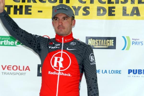 Yaroslav Popovych (RadioShack) lost most of his team to illness, but kept the mountains jersey.
