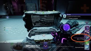 Destiny 2 Lightfall Bluejay quest collecting Polymorphic Engine from Terminal Overload chest