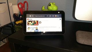 YouTube in Firefox on the Echo Show 5