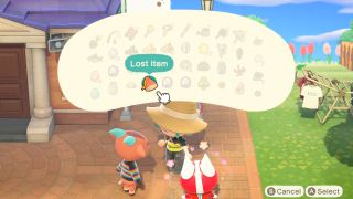 Animal Crossing New Horizons Lost Items