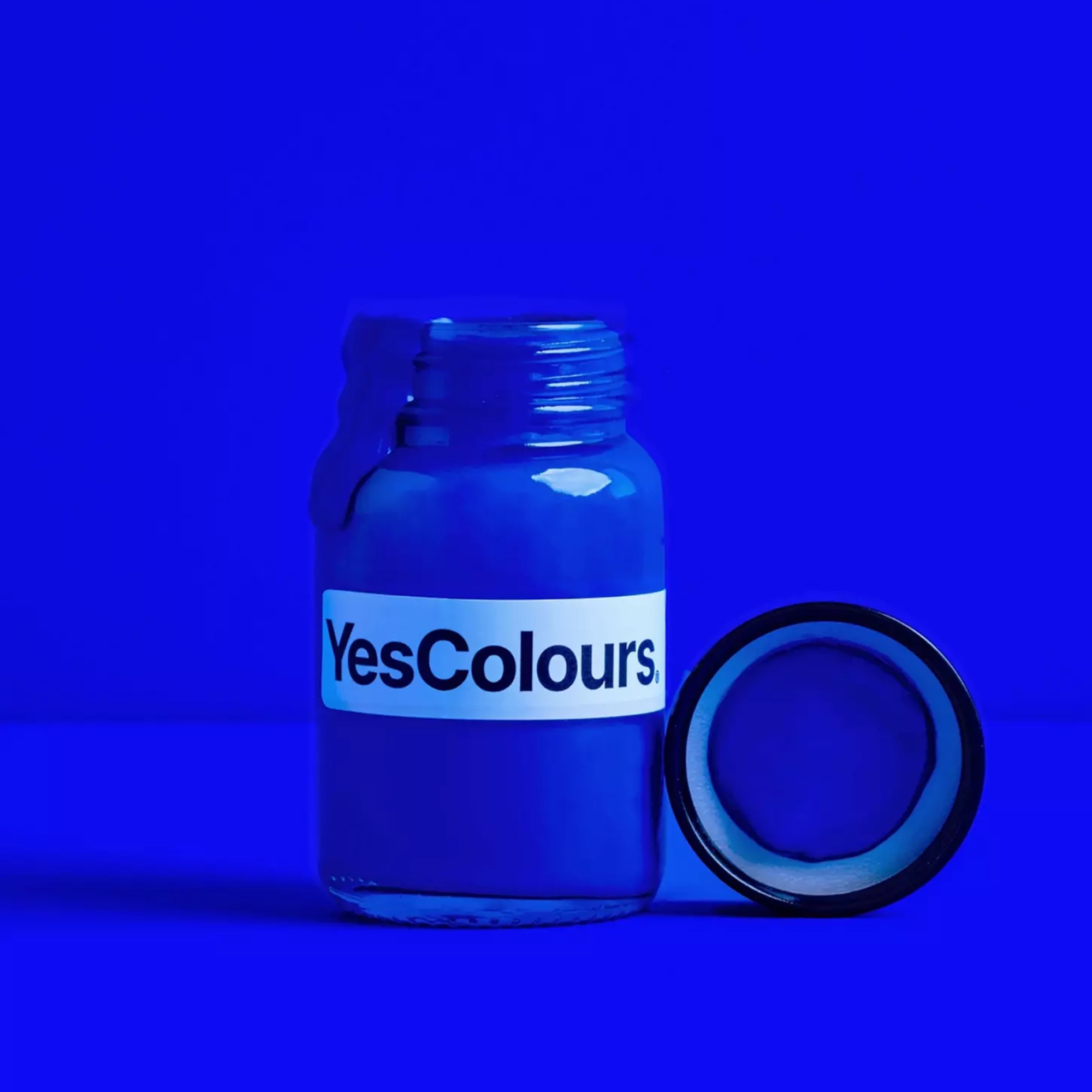 YesColours Paint Sample Pot Electric Blue