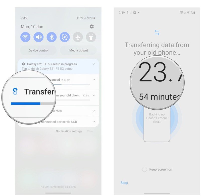 Move WhatsApp iOS to Android