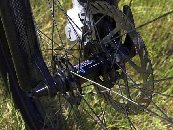 The American Classic hubs are impressive on the scale but require careful bearing adjustment.
