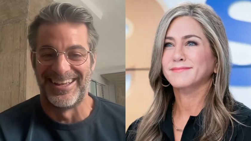 Jim Curtis appears on the Ced with Intention podcast, and Jennifer Aniston is shown in a photo from The Morning Show.