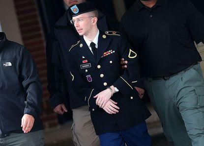 Chelsea Manning, then known as Bradley, in 2013