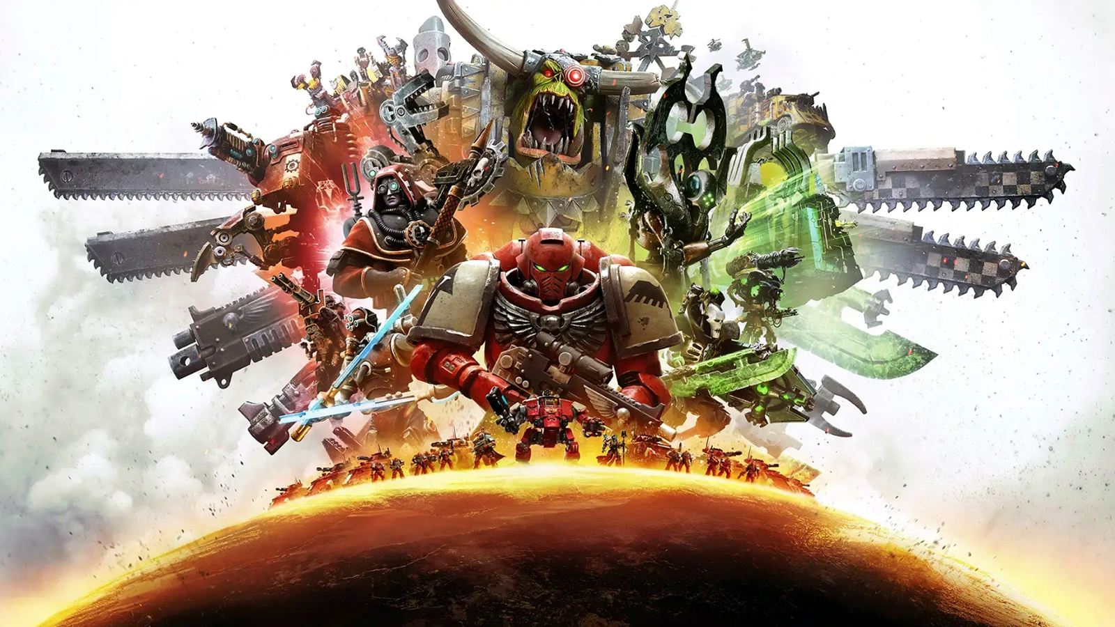 Screenshot from sci-fi strategy game "Dawn of War 4"