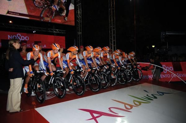 Rabobank on the start ramp