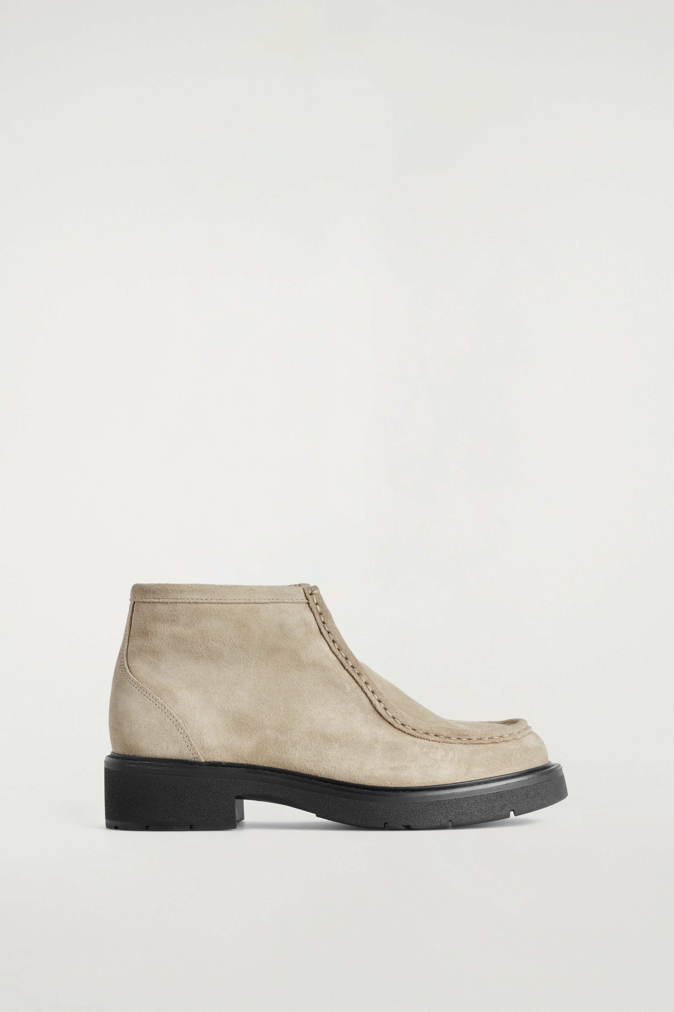 Lace-Up Suede Ankle Boots