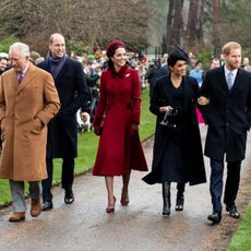 The Royal Family attend church on Christmas Day in 2018