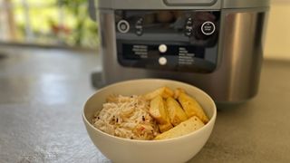 Ninja Speedi Air Fryer tofu and rice