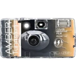 Product shot of Amber Tungsten T800 Single Use 35mm Film Camera, one of the best disposable cameras